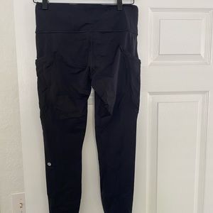 Lululemon 25” fast and free black leggings